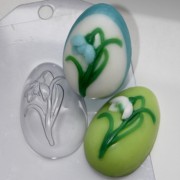 Яйцо Подснежник, форма для мыла пластиковая
