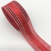 Декоративная лента Красная (ширина 25мм) - 1м