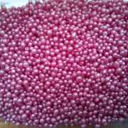 Жемчуг (бисер) для ванн перламутровый, БЕЗ АРОМАТА, цв.Розово-Бордовый, 100гр
