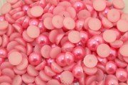 Полубусина под жемчуг (Розовые) 6мм - 100шт