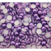 Полубусины под жемчуг (Фиолетовые) 6мм - 100шт