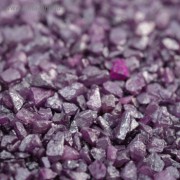 Песок кварцевый (мелкие цветные камни для декора), цв.Пурпурный металлик - 50гр