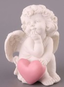 Ангелочек с сердечком (сидящий) 3D
