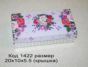 1422 Упаковка (коробочка) подарочная 20х10х5.5 см 
