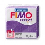 FIMO effect Полимерная глина No 8020-602 Цвет: фиолетовый с блестками, 57 г.